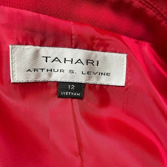 Tahari Blazer Red Size 12 - Picture 8 of 9